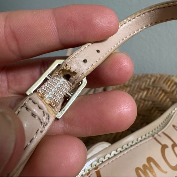 Sam Edelman Patti Ankle Strap Sandal Nude Soft Beige Patent Size 7 - Picture 14 of 16